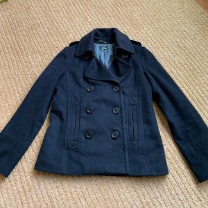 J.Crew 100% wool Peacoat